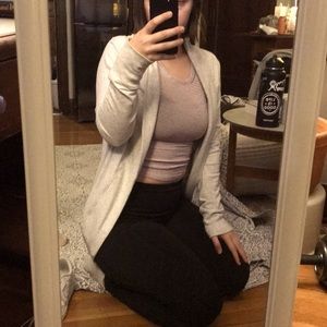 Old Navy Active Grey Open Cardigan